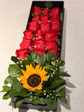 Diseño floral en caja REF 007